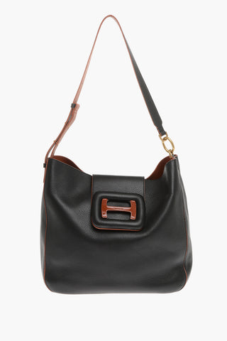 Borsa a Secchiello H in Pelle Martellata
