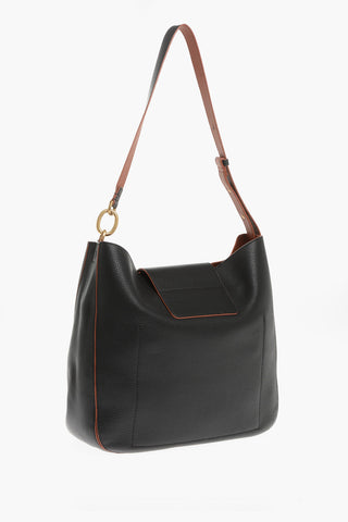 Borsa a Secchiello H in Pelle Martellata
