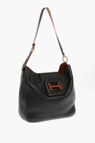 Borsa a Secchiello H in Pelle Martellata
