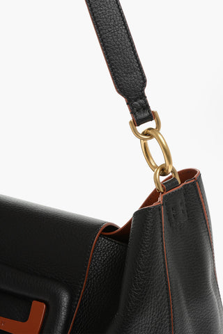 Borsa a Secchiello H in Pelle Martellata
