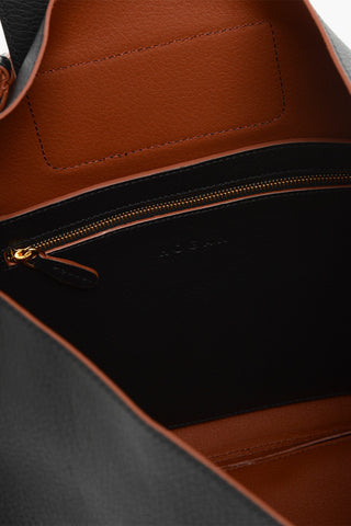 Borsa a Secchiello H in Pelle Martellata
