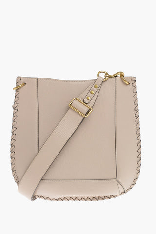 Grained-leather OSKAN NEW Hobo Bag with Removable Shoulder-strap