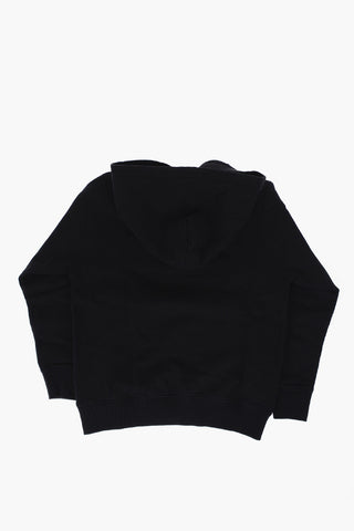 Printed Fleeced-Cotton MONSTERLISA Hoodie