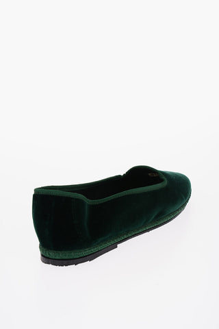 Furlane in Velour con Ricamo Dorato