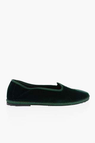 Furlane in Velour con Ricamo Dorato