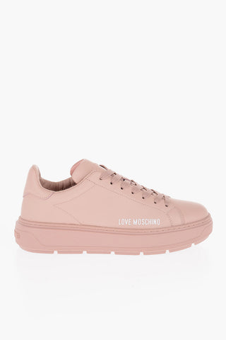 LOVE Sneakers Basse BOLD40 In Pelle a Tinta Unita