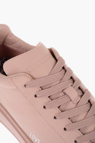 LOVE Sneakers Basse BOLD40 In Pelle a Tinta Unita