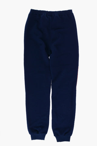All-Over Embossed Monogram Two-Tone Joggers
