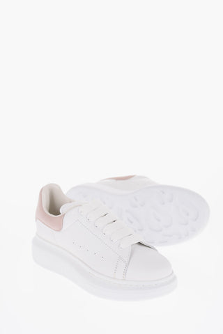 Leather MOLLY Low-Top Sneakers with Suede Details