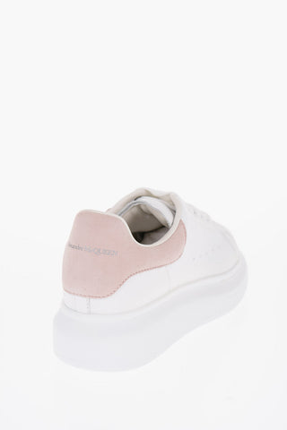 Leather MOLLY Low-Top Sneakers with Suede Details