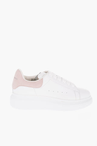 Leather MOLLY Low-Top Sneakers with Suede Details