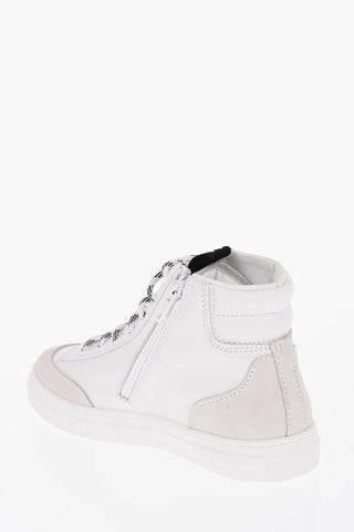 Leather ANYSE Sneakers with Contrast Details