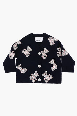 All Over Teddy BELLE Jumpsuit t-shirt and Cardigan Set