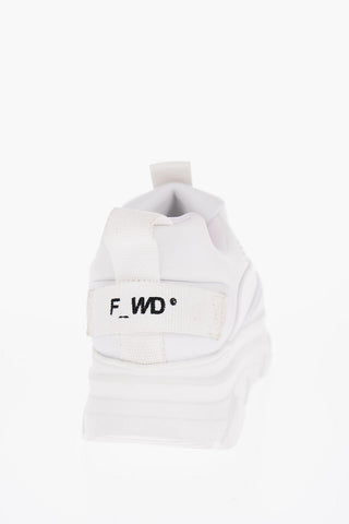 Faux Leather AURORA Slip On Sneakers with Lettering-Print