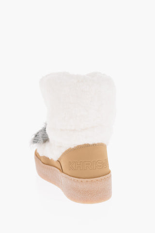 Fleeced PUFF Booties with Elastic Inserts