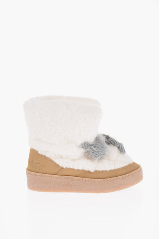 Fleeced PUFF Booties with Elastic Inserts