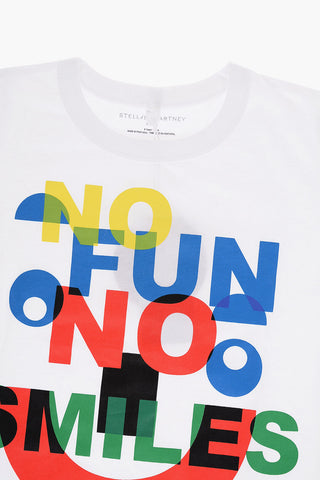 T-shirt Girocollo Stampata a Manica Lunga