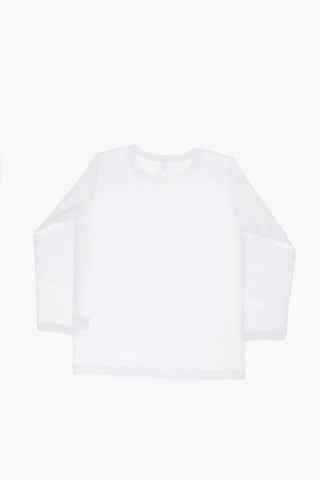 T-shirt Girocollo Stampata a Manica Lunga