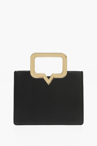 Eco-leather EYELIKE Handbag with Metal Handles