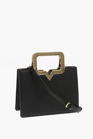 Eco-leather EYELIKE Handbag with Metal Handles