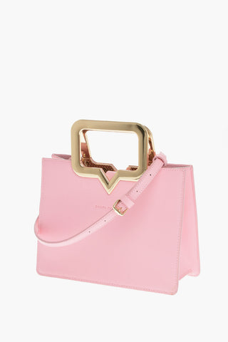 Eco-leather EYELIKE Handbag with Metal Handles