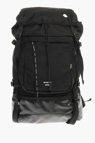 GENIUS HYKE Nylon Mxi Backpack with Logo Print