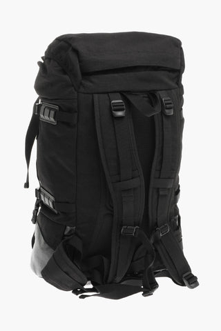 GENIUS HYKE Nylon Mxi Backpack with Logo Print