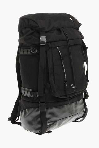 GENIUS HYKE Nylon Mxi Backpack with Logo Print