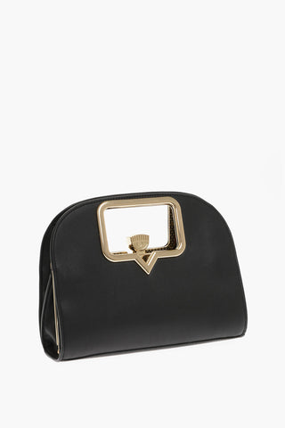 Eco-leather EYELIKE Handbag with Snap Closure