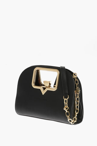 Eco-leather EYELIKE Handbag with Snap Closure