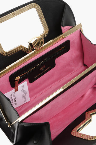 Eco-leather EYELIKE Handbag with Snap Closure