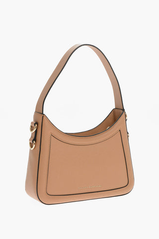 Saffiano Eco-leather EYELIKE Shoulder Bag with Metal Logo
