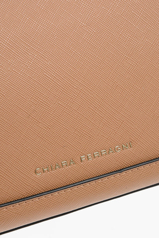 Saffiano Eco-leather EYELIKE Shoulder Bag with Metal Logo