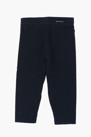 Set T-Shirt a Manica Lunga e Leggings in Cotone Stretch