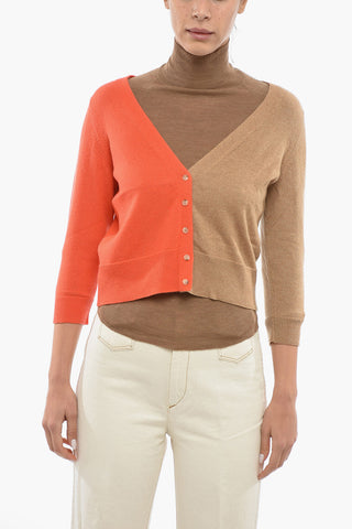 Interchangeable Detail Cashmere Cardigan