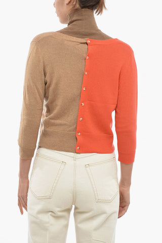 Interchangeable Detail Cashmere Cardigan