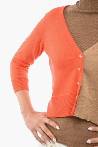 Interchangeable Detail Cashmere Cardigan