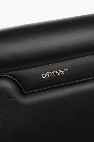 Leather Square Shoulder Bag with Cut-Out Details