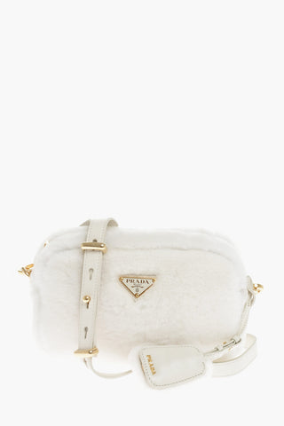 Real Fur Bandoliera Bag with Removable Strap