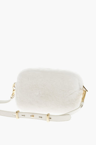 Real Fur Bandoliera Bag with Removable Strap