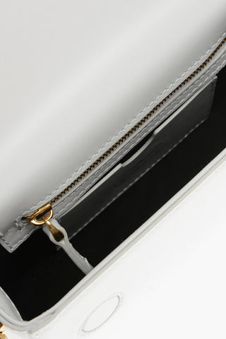 가죽 숄더백 PLAIN BINDER 골드 디테일