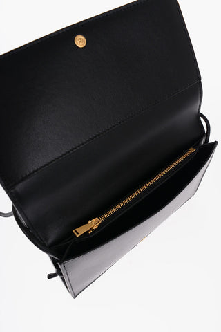 Braided Leather Crossbody Bag with Inner Card Slots