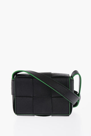 Borsa a Tracolla MINI CASSETTE in Pelle Intrecciata