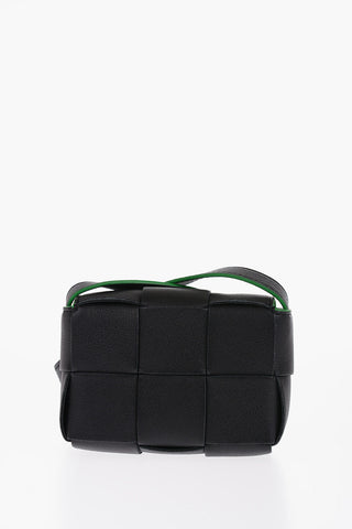 Borsa a Tracolla MINI CASSETTE in Pelle Intrecciata