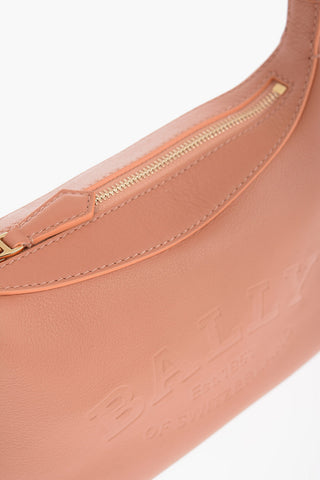 Leather CORALYE Shoulder Bag with engraved Logo