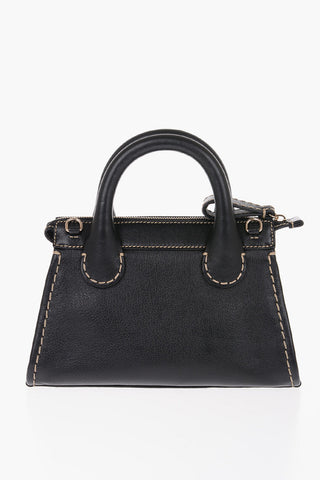 Mini Bag EDITH In Pelle con Cuciture a Vista