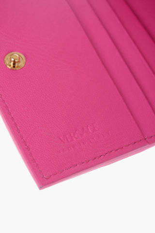 Portafoglio in Pelle con Monogram Effetto Dorato