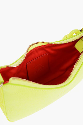 Borsa a Spalla LOUBILA Fluo in Pelle Martellata