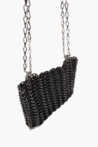 Borsa a Spalla ICONIC in Pelle con Dettagli in Metallo