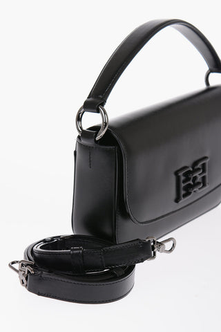 Leather BRODYE Shoulder Bag with Ton-On-Tone Monogram